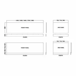 Hudson Reed Gloss White 1700mm Bath Front Panel With Plinth - OFF177 13 Hudson Reed Gloss White 1700mm Bath Front Panel With Plinth - OFF177 -Wholesaledomestic Shop hudson reed gloss white 1700mm bath front panel with plinth off177 six 07354.1652443584