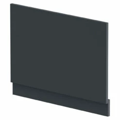 Hudson Reed Juno Satin Anthracite 750mm Bath End Panel With Plinth - BPR1412