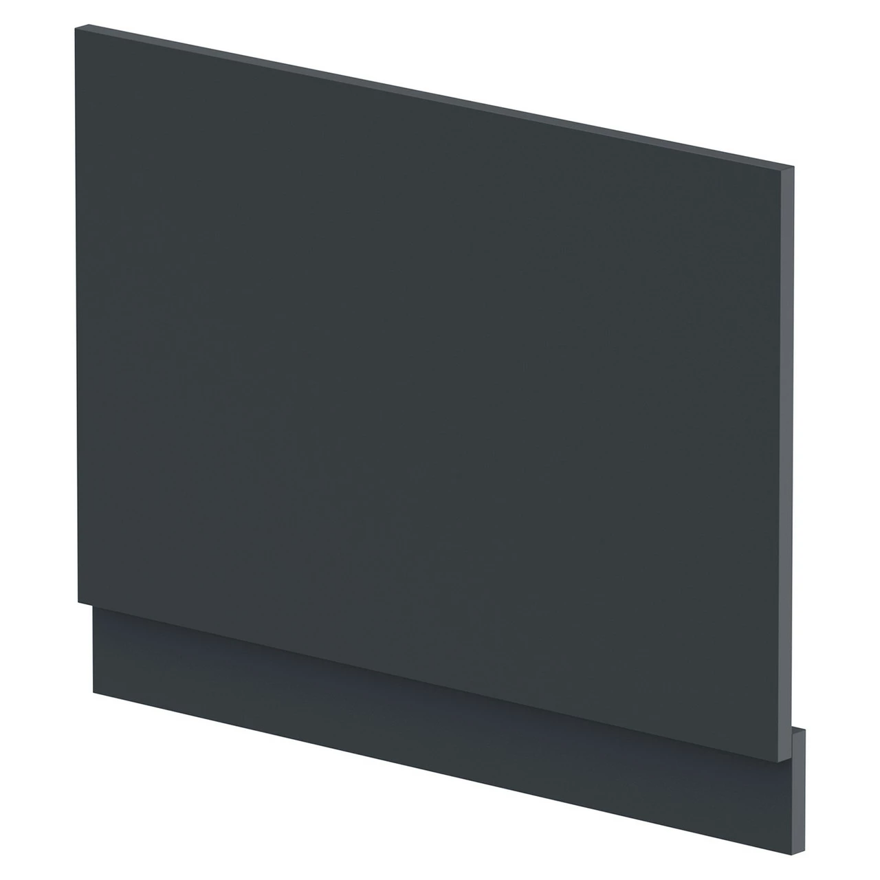 Hudson Reed Juno Satin Anthracite 750mm Bath End Panel With Plinth - BPR1412