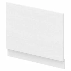 Hudson Reed Juno White Ash 750mm Bath End Panel With Plinth - MPC2112