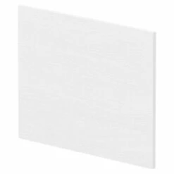 Hudson Reed Juno White Ash Square Shower Bath End Panel - MPC2131