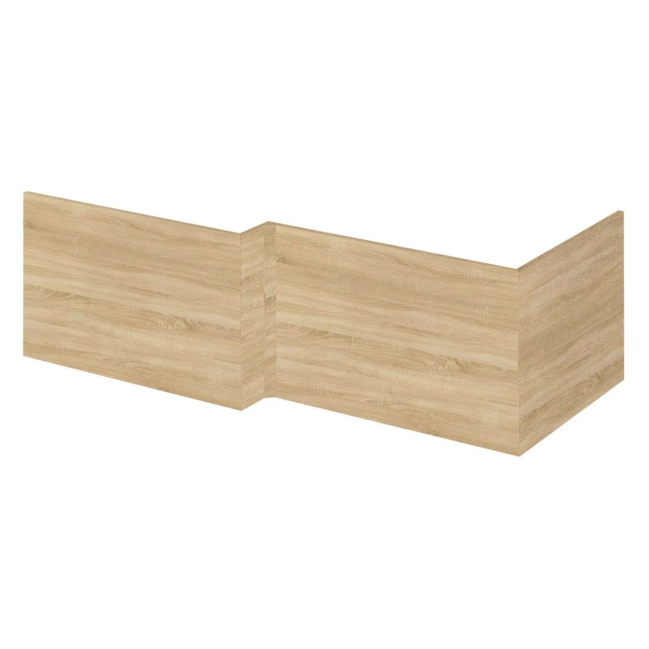 Hudson Reed Natural Oak 700mm Square Shower Bath End Panel - OFF379 3 Hudson Reed Natural Oak 700mm Square Shower Bath End Panel - OFF379