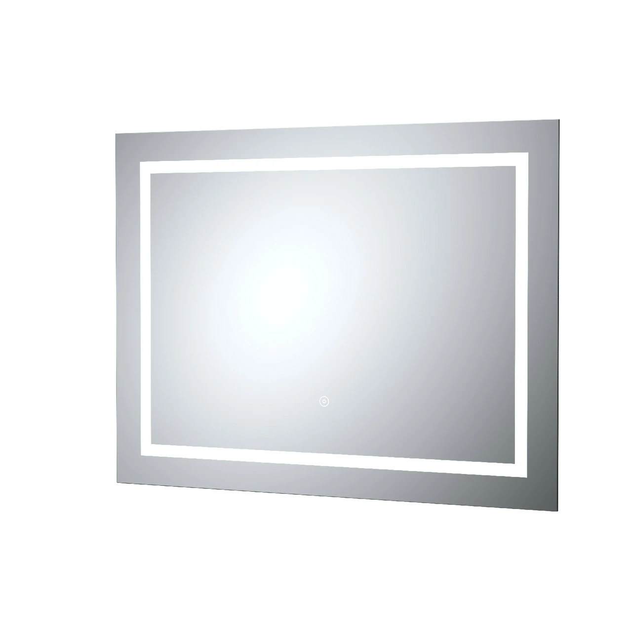 Hudson Reed Silver 600mm X 800mm Touch Sensor LED Mirror With Demister - LQ506 3 Hudson Reed Silver 600mm X 800mm Touch Sensor LED Mirror With Demister - LQ506
