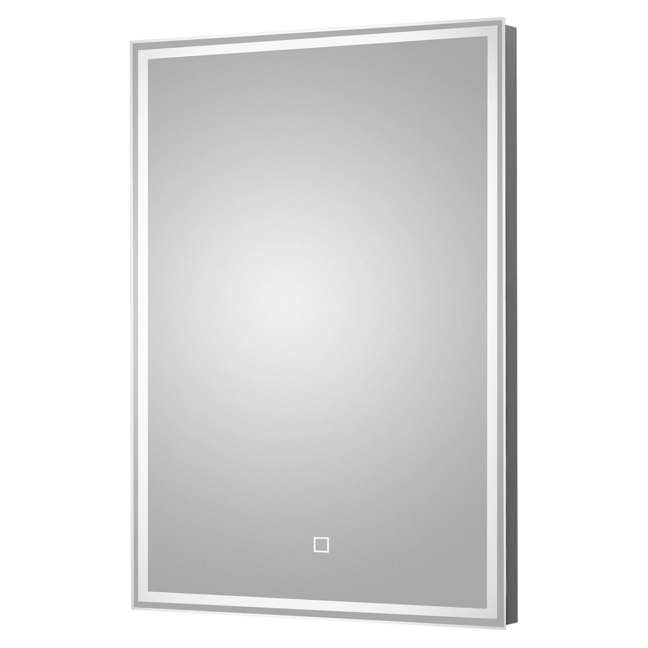 Hudson Reed Silver 700mm X 500mm Touch Sensor LED Mirror With Demister - LQ502 3 Hudson Reed Silver 700mm X 500mm Touch Sensor LED Mirror With Demister - LQ502
