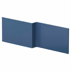 Hudson Reed Urban Satin Blue 1700mm Square Shower Bath Front Panel - MOF373