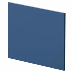 Hudson Reed Urban Satin Blue 700mm Square Shower Bath End Panel - MOF379