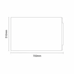 White 700mm Acrylic End Bath Panel -Wholesaledomestic Shop ideal white 700mm acrylic end bath panel line side 26156.1658746757