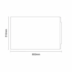 White 800mm Acrylic End Bath Panel -Wholesaledomestic Shop ideal white 800mm acrylic end bath panel line side 51044.1658746757