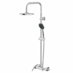 Kappa Thermostatic Rigid Riser And Handset Shower System