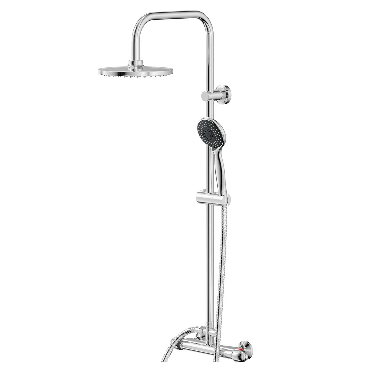 Kappa Thermostatic Rigid Riser And Handset Shower System 3 Kappa Thermostatic Rigid Riser And Handset Shower System