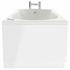 Keyhole 1700mm X 700mm 6 Jet Chrome V-Tec Single Ended Whirlpool Shower Bath -Wholesaledomestic Shop keyhole 1700mm x 700mm 6 jet chrome v tec single ended whirlpool shower bath side 02637.1691438805