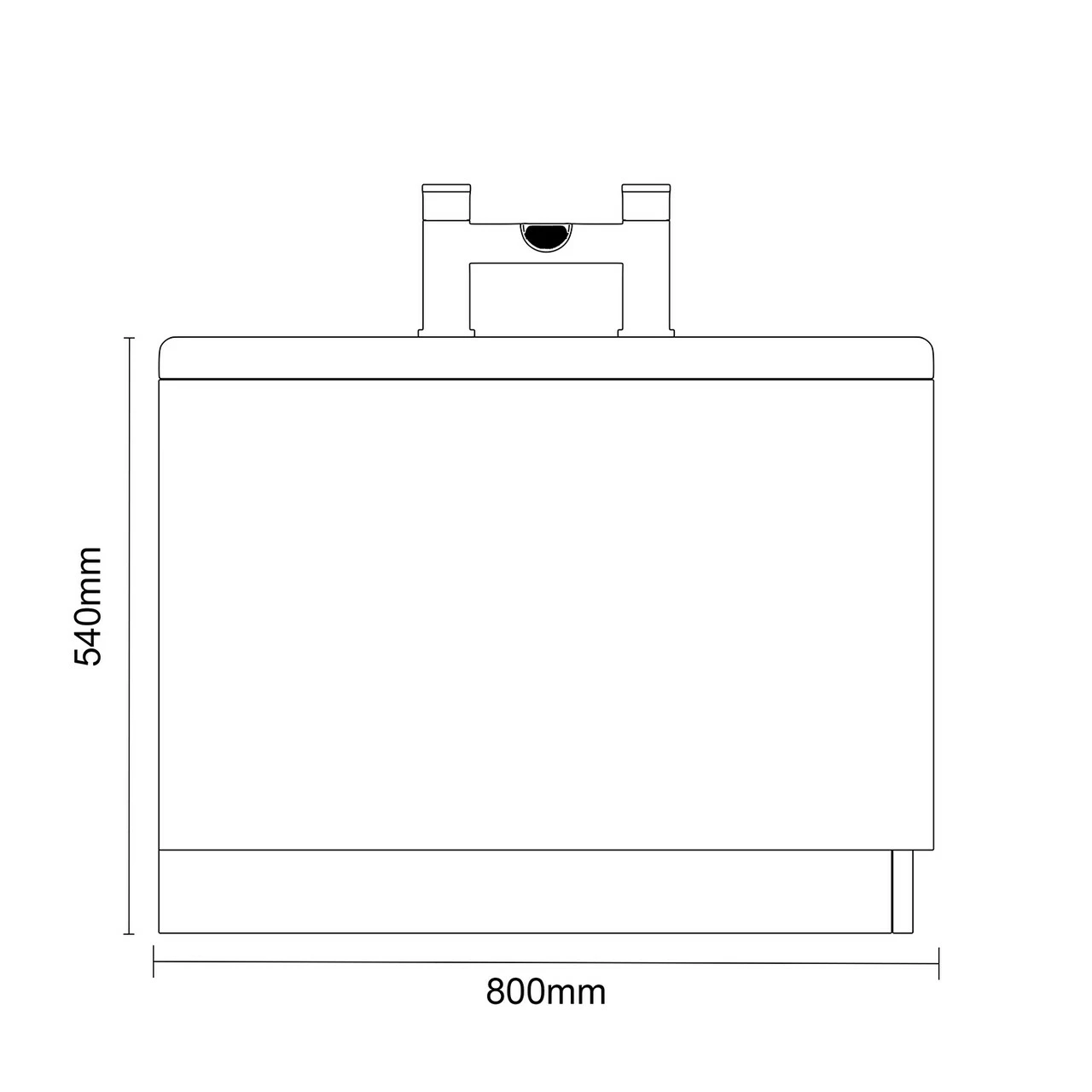 Keyhole 1700mm X 800mm 12 Jet Chrome Flat Jet Single Ended Whirlpool Shower Bath 8 Keyhole 1700mm X 800mm 12 Jet Chrome Flat Jet Single Ended Whirlpool Shower Bath - Image 6