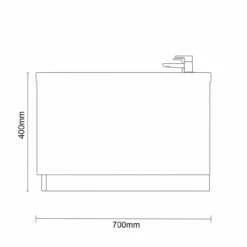 Legend 1700mm X 700mm Left Hand Straight Single Ended Bath 13 Legend 1700mm X 700mm Left Hand Straight Single Ended Bath -Wholesaledomestic Shop legend 1700mm x 700mm left hand straight single ended bath line side 83204.1652444647