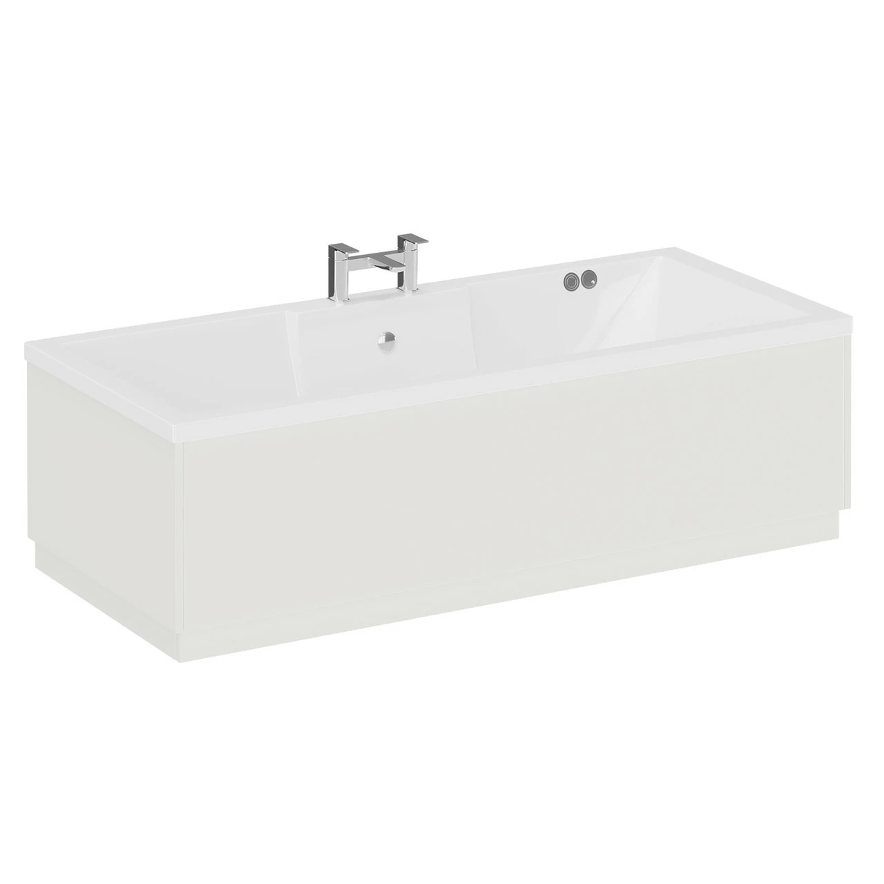 Legend 1700mm X 750mm Left Hand 6 Jet Chrome Flat Jet Single Ended Whirlpool Bath - Image 3