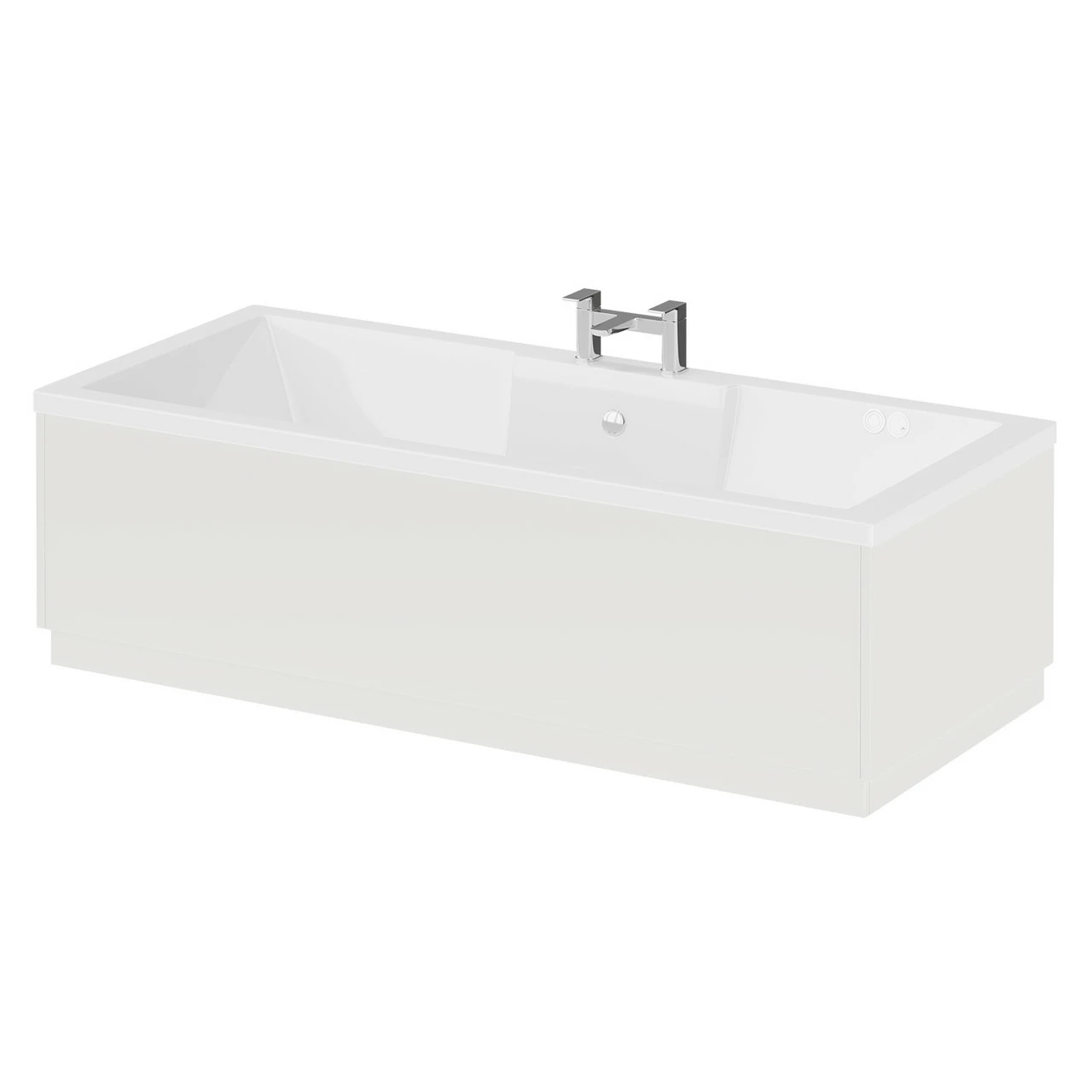 Legend 1700mm X 750mm Left Hand 6 Jet Chrome Flat Jet Single Ended Whirlpool Bath - Image 2