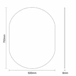 Lincoln 500mm X 700mm Oval Mirror 9 Lincoln 500mm X 700mm Oval Mirror -Wholesaledomestic Shop lincoln 500mm x 700mm oval mirror line side 91159.1652444518