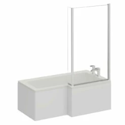 Loire 1500mm Right Hand L Shaped Shower Bath With Bath Screen And Front Bath Panel 10 Loire 1500mm Right Hand L Shaped Shower Bath With Bath Screen And Front Bath Panel -Wholesaledomestic Shop loire 1500mm right hand l shaped shower bath with bath screen and front bath panel left 24337.1691438778