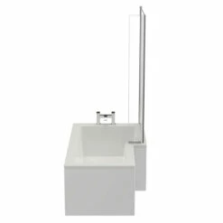 Loire 1500mm Right Hand L Shaped Shower Bath With Bath Screen And Front Bath Panel 12 Loire 1500mm Right Hand L Shaped Shower Bath With Bath Screen And Front Bath Panel -Wholesaledomestic Shop loire 1500mm right hand l shaped shower bath with bath screen and front bath panel side 41424.1691438778
