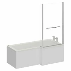 Loire 1700mm 12 Jet Chrome Easifit Right Hand L Shaped Spa Shower Bath With Towel Rail Bath Screen And Front Bath Panel 10 Loire 1700mm 12 Jet Chrome Easifit Right Hand L Shaped Spa Shower Bath With Towel Rail Bath Screen And Front Bath Panel -Wholesaledomestic Shop loire 1700mm 12 jet chrome easifit right hand l shaped spa shower bath with towel rail bath screen and front bath panel left 96067.1691438802
