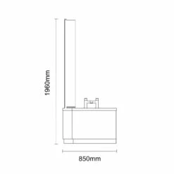 Loire 1700mm Left Hand L Shaped Shower Bath With Polished Chrome Bath Screen And Olive Green Front And End Bath Panels 13 Loire 1700mm Left Hand L Shaped Shower Bath With Polished Chrome Bath Screen And Olive Green Front And End Bath Panels -Wholesaledomestic Shop loire 1700mm left hand l shaped shower bath with polished chrome bath screen and olive green front and end bath panels line side 49862.1688112229