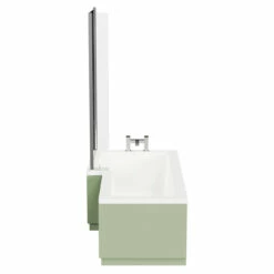 Loire 1700mm Left Hand L Shaped Shower Bath With Polished Chrome Bath Screen And Olive Green Front And End Bath Panels 12 Loire 1700mm Left Hand L Shaped Shower Bath With Polished Chrome Bath Screen And Olive Green Front And End Bath Panels -Wholesaledomestic Shop loire 1700mm left hand l shaped shower bath with polished chrome bath screen and olive green front and end bath panels side 66292.1691438788
