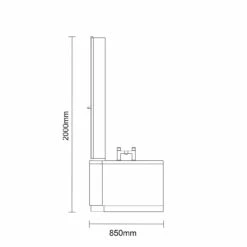 Loire 1700mm Left Hand L Shaped Shower Bath With Polished Chrome Towel Rail Bath Screen And Deep Blue Front And End Bath Panels 13 Loire 1700mm Left Hand L Shaped Shower Bath With Polished Chrome Towel Rail Bath Screen And Deep Blue Front And End Bath Panels -Wholesaledomestic Shop loire 1700mm left hand l shaped shower bath with polished chrome towel rail bath screen and deep blue front and end bath panels line side 39440.1681980339