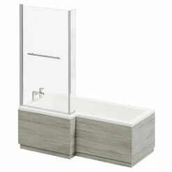 Loire 1700mm Left Hand L Shaped Shower Bath With Towel Rail Bath Screen And Molina Ash Front And End Bath Panel 9 Loire 1700mm Left Hand L Shaped Shower Bath With Towel Rail Bath Screen And Molina Ash Front And End Bath Panel -Wholesaledomestic Shop loire 1700mm left hand l shaped shower bath with towel rail bath screen and molina ash front and end bath panel right 98726.1691438792