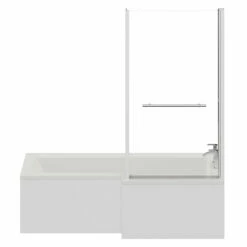 Loire 1700mm Right Hand L Shaped Shower Bath With Towel Rail Bath Screen And Front Bath Panel 11 Loire 1700mm Right Hand L Shaped Shower Bath With Towel Rail Bath Screen And Front Bath Panel -Wholesaledomestic Shop loire 1700mm right hand l shaped shower bath with towel rail bath screen and front bath panel front 37446.1691438794