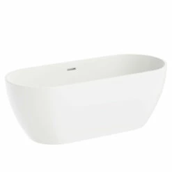 Luxor White 1650mm X 700mm Double Ended Freestanding Bath 10 Luxor White 1650mm X 700mm Double Ended Freestanding Bath -Wholesaledomestic Shop luxor white 1650mm x 700mm double ended freestanding bath left 73395.1652444419