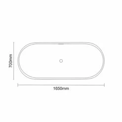 Luxor White 1650mm X 700mm Double Ended Freestanding Bath 13 Luxor White 1650mm X 700mm Double Ended Freestanding Bath -Wholesaledomestic Shop luxor white 1650mm x 700mm double ended freestanding bath line top 56039.1652444419