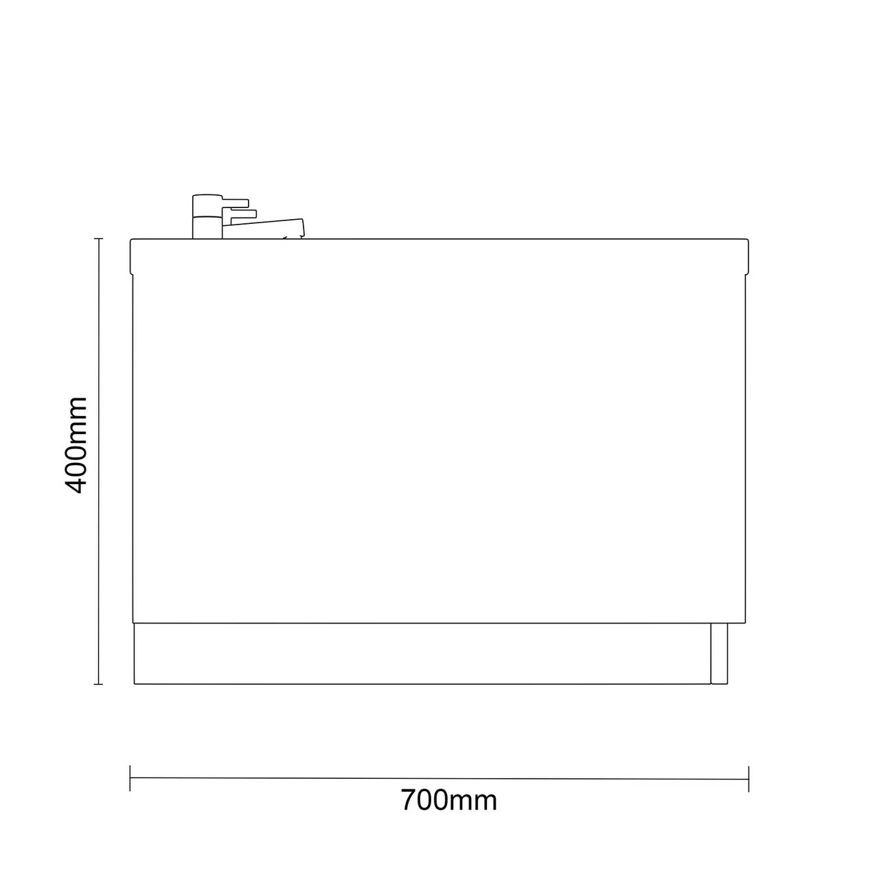 Metropole 1700mm X 700mm 12 Jet Chrome V-Tec Double Ended Whirlpool Bath 8 Metropole 1700mm X 700mm 12 Jet Chrome V-Tec Double Ended Whirlpool Bath - Image 6