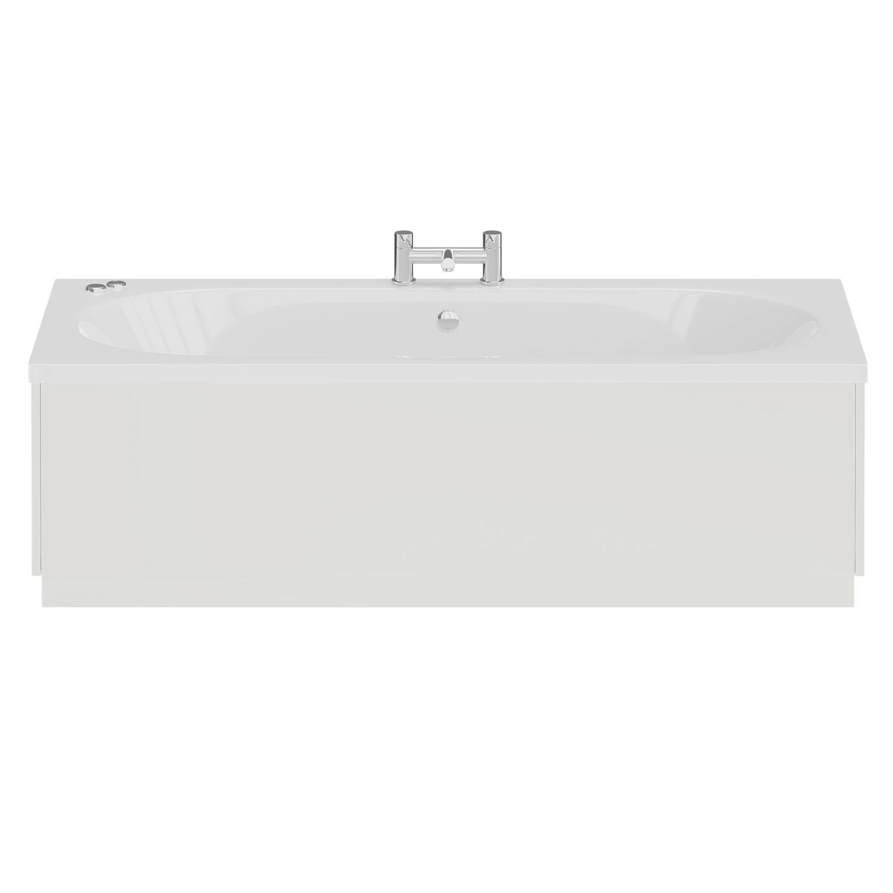 Metropole 1700mm X 750mm 12 Jet Chrome V-Tec Double Ended Whirlpool Bath 6 Metropole 1700mm X 750mm 12 Jet Chrome V-Tec Double Ended Whirlpool Bath - Image 4