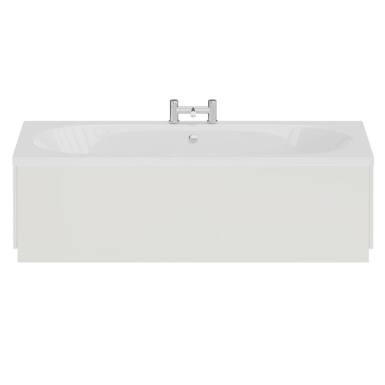 Metropole 1700mm X 750mm 6 Jet Chrome Flat Jet Double Ended Whirlpool Bath 6 Metropole 1700mm X 750mm 6 Jet Chrome Flat Jet Double Ended Whirlpool Bath - Image 4