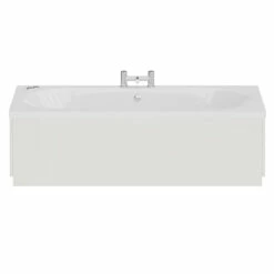 Metropole 1800mm X 800mm 6 Jet Chrome V-Tec Double Ended Whirlpool Bath -Wholesaledomestic Shop metropole 1800mm x 800mm 6 jet chrome v tec double ended whirlpool bath front 48835.1691438818