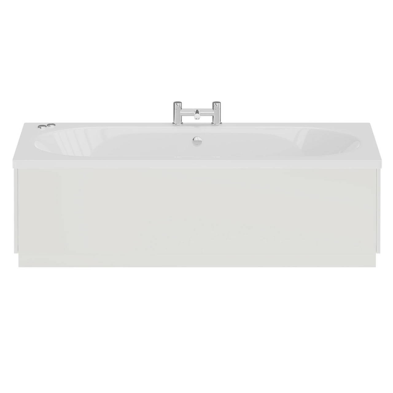 Metropole 1800mm X 800mm 6 Jet Chrome V-Tec Double Ended Whirlpool Bath - Image 4