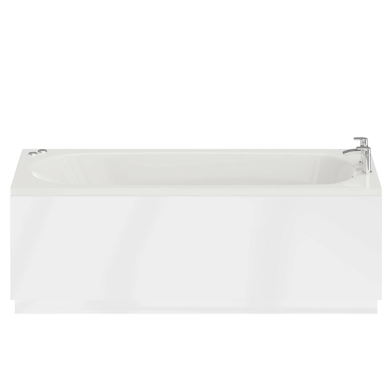 Monte Carlo 1700mm X 700mm 6 Jet Chrome V-Tec Textured Base Anti Slip Single Ended Whirlpool Bath 6 Monte Carlo 1700mm X 700mm 6 Jet Chrome V-Tec Textured Base Anti Slip Single Ended Whirlpool Bath - Image 4