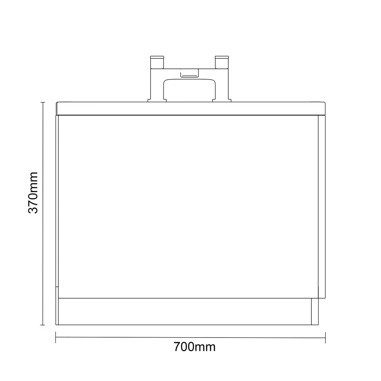 Monte Carlo 1700mm X 700mm 6 Jet Chrome V-Tec Textured Base Anti Slip Single Ended Whirlpool Bath 8 Monte Carlo 1700mm X 700mm 6 Jet Chrome V-Tec Textured Base Anti Slip Single Ended Whirlpool Bath - Image 6