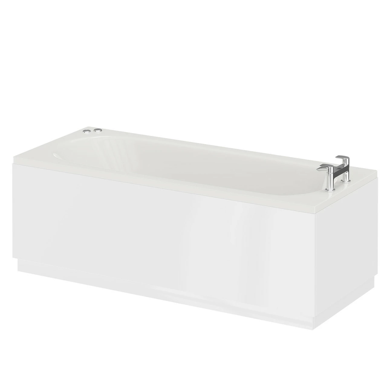 Monte Carlo 1700mm X 700mm 6 Jet Chrome V-Tec Textured Base Anti Slip Single Ended Whirlpool Bath 4 Monte Carlo 1700mm X 700mm 6 Jet Chrome V-Tec Textured Base Anti Slip Single Ended Whirlpool Bath - Image 2