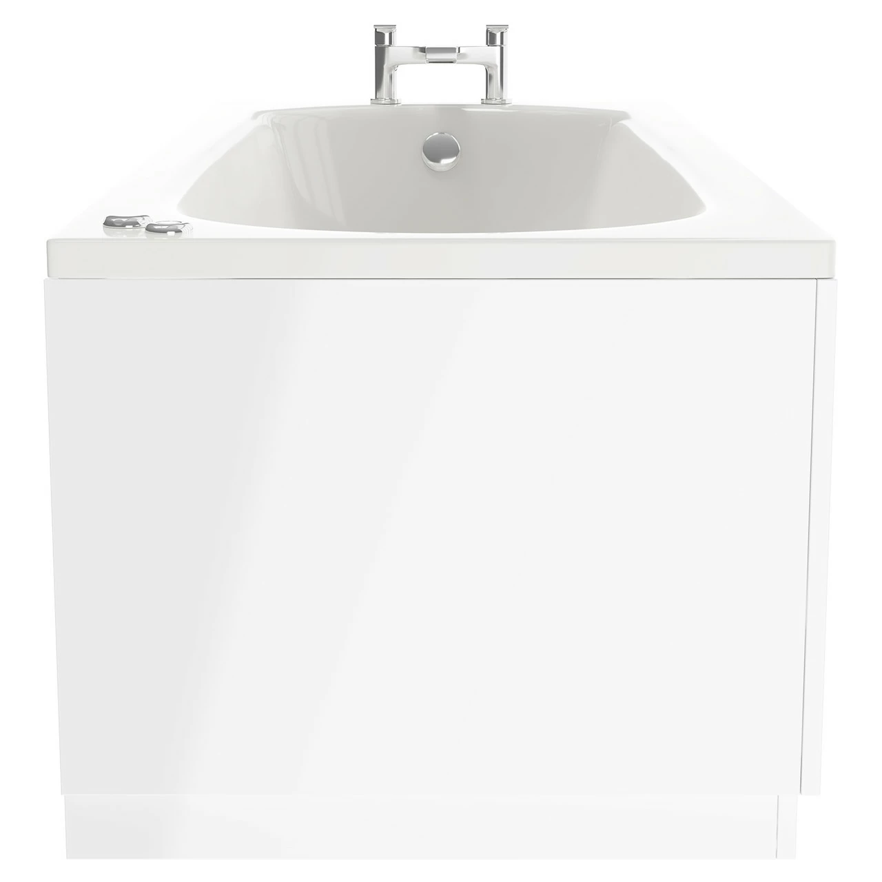 Monte Carlo 1700mm X 700mm 6 Jet Chrome V-Tec Textured Base Anti Slip Single Ended Whirlpool Bath 7 Monte Carlo 1700mm X 700mm 6 Jet Chrome V-Tec Textured Base Anti Slip Single Ended Whirlpool Bath - Image 5