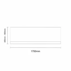 Autumn Oak MDF 1700mm Front Bath Panel With Plinth 9 Autumn Oak MDF 1700mm Front Bath Panel With Plinth -Wholesaledomestic Shop montego autumn oak mdf 1700mm front bath panel with plinth line front 27255.1687878480