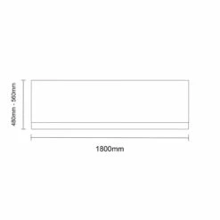 Metallic Slate MDF 1800mm Front Bath Panel With Plinth 9 Metallic Slate MDF 1800mm Front Bath Panel With Plinth -Wholesaledomestic Shop montego metallic slate mdf 1800mm front bath panel with plinth line side 96675.1687878462