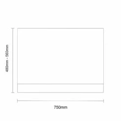 Metallic Slate MDF 750mm End Bath Panel With Plinth -Wholesaledomestic Shop montego metallic slate mdf 750mm end bath panel with plinth line side 70275.1687878459