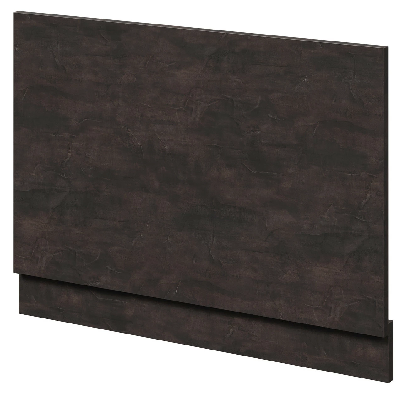 Metallic Slate MDF 750mm End Bath Panel With Plinth