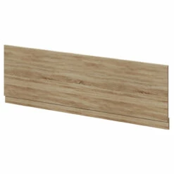 Bordalino Oak MDF 1700mm Front Bath Panel With Plinth