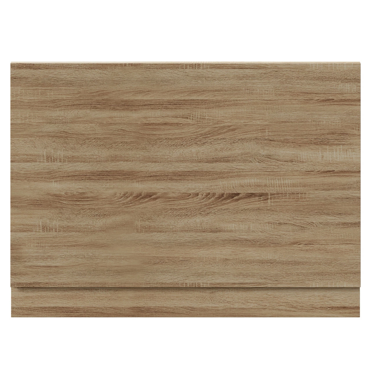 Bordalino Oak MDF 750mm End Bath Panel With Plinth - Image 2