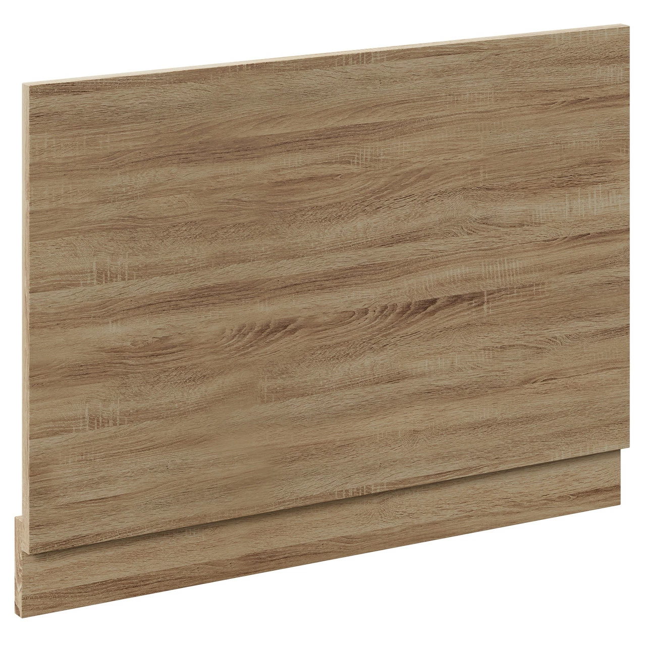 Bordalino Oak MDF 750mm End Bath Panel With Plinth - Image 3