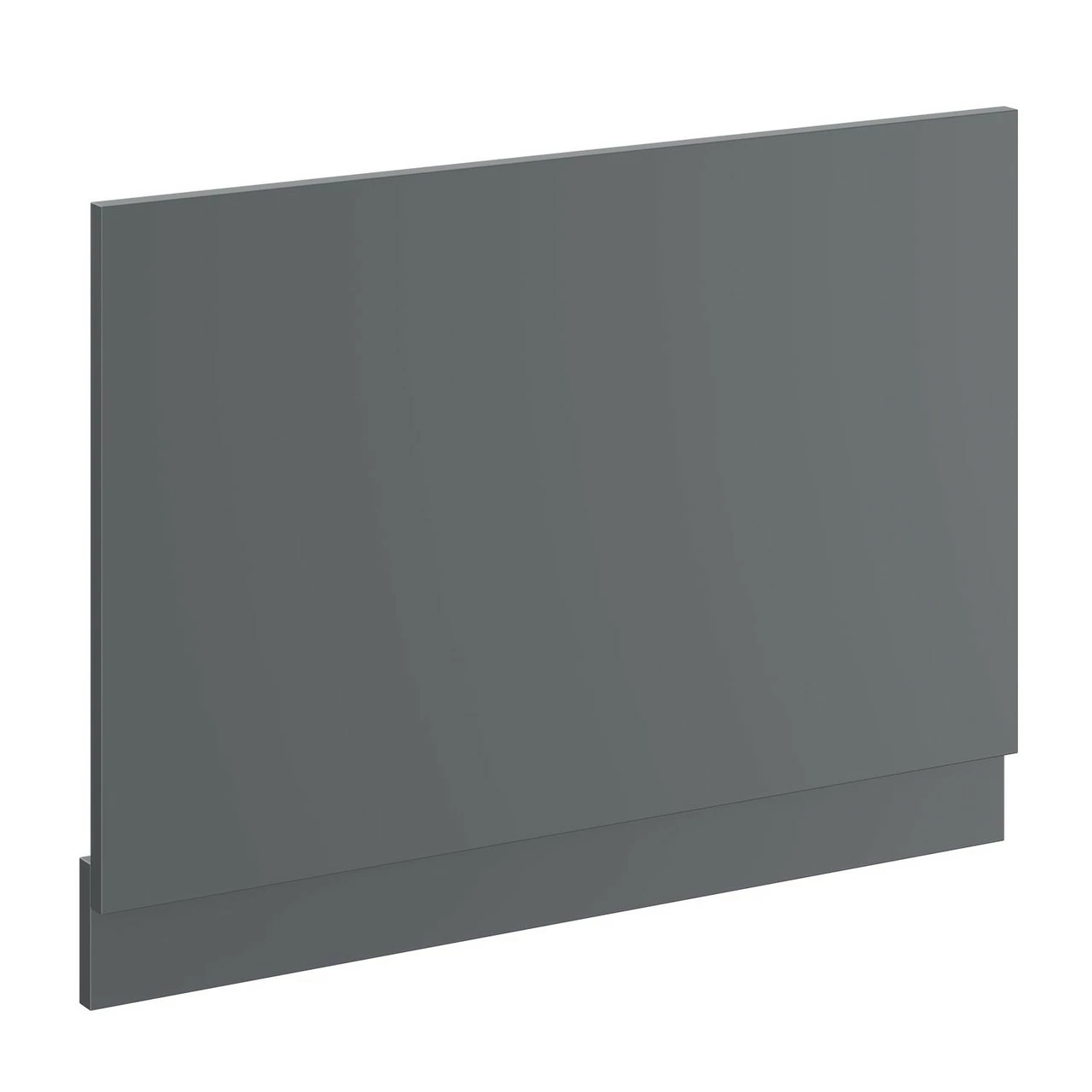 Gloss Grey MDF 750mm End Bath Panel With Plinth 5 Gloss Grey MDF 750mm End Bath Panel With Plinth - Image 3