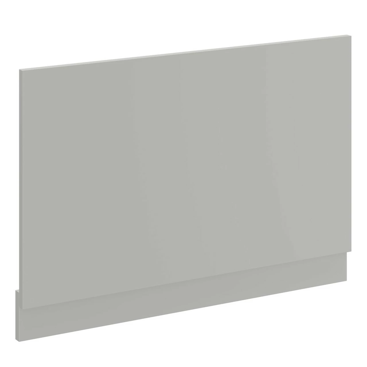 Gloss Grey Pearl MDF 800mm End Bath Panel With Plinth 5 Gloss Grey Pearl MDF 800mm End Bath Panel With Plinth - Image 3