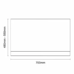 Gloss Grey Pearl MDF 700mm End Bath Panel With Plinth 9 Gloss Grey Pearl MDF 700mm End Bath Panel With Plinth -Wholesaledomestic Shop napoli mdf 700mm end bath panel with plinth line front 05799.1675857094