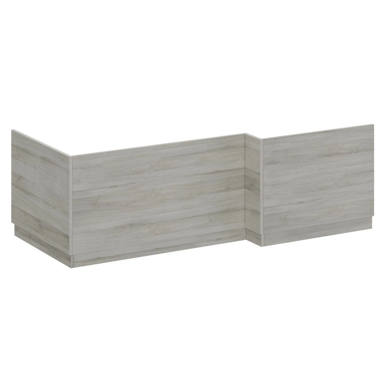 Molina Ash MDF 1700mm L Shaped Front And End Bath Panel Set - Image 3